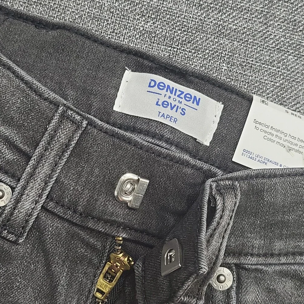 DENIZEN from Levi's Boys Taper Jeans - Black Size 5